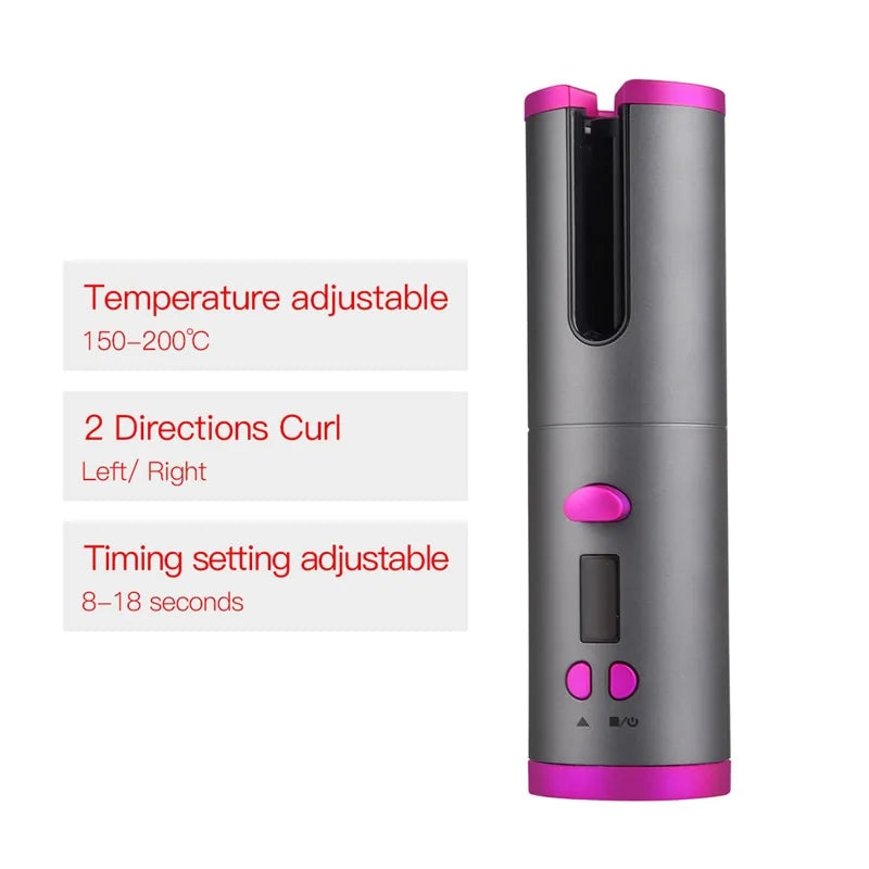 Wireless USB Hair Curler