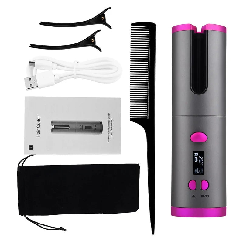 Wireless USB Hair Curler