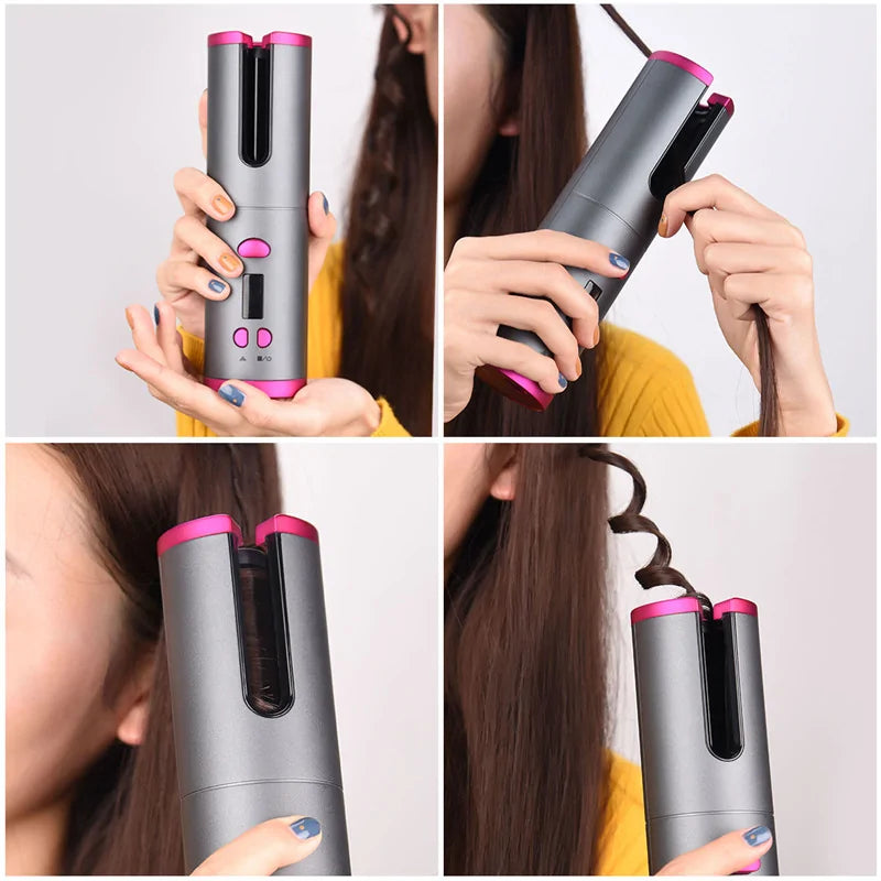 Wireless USB Hair Curler